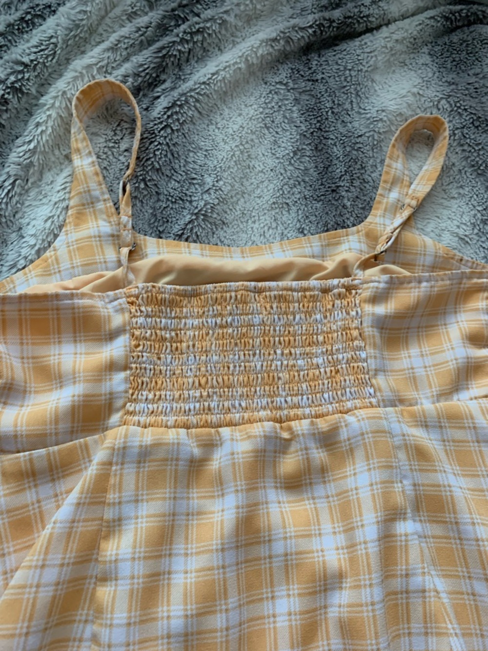 4/$30 Hollister Plaid Smocked Dress - Picture 2 of 3